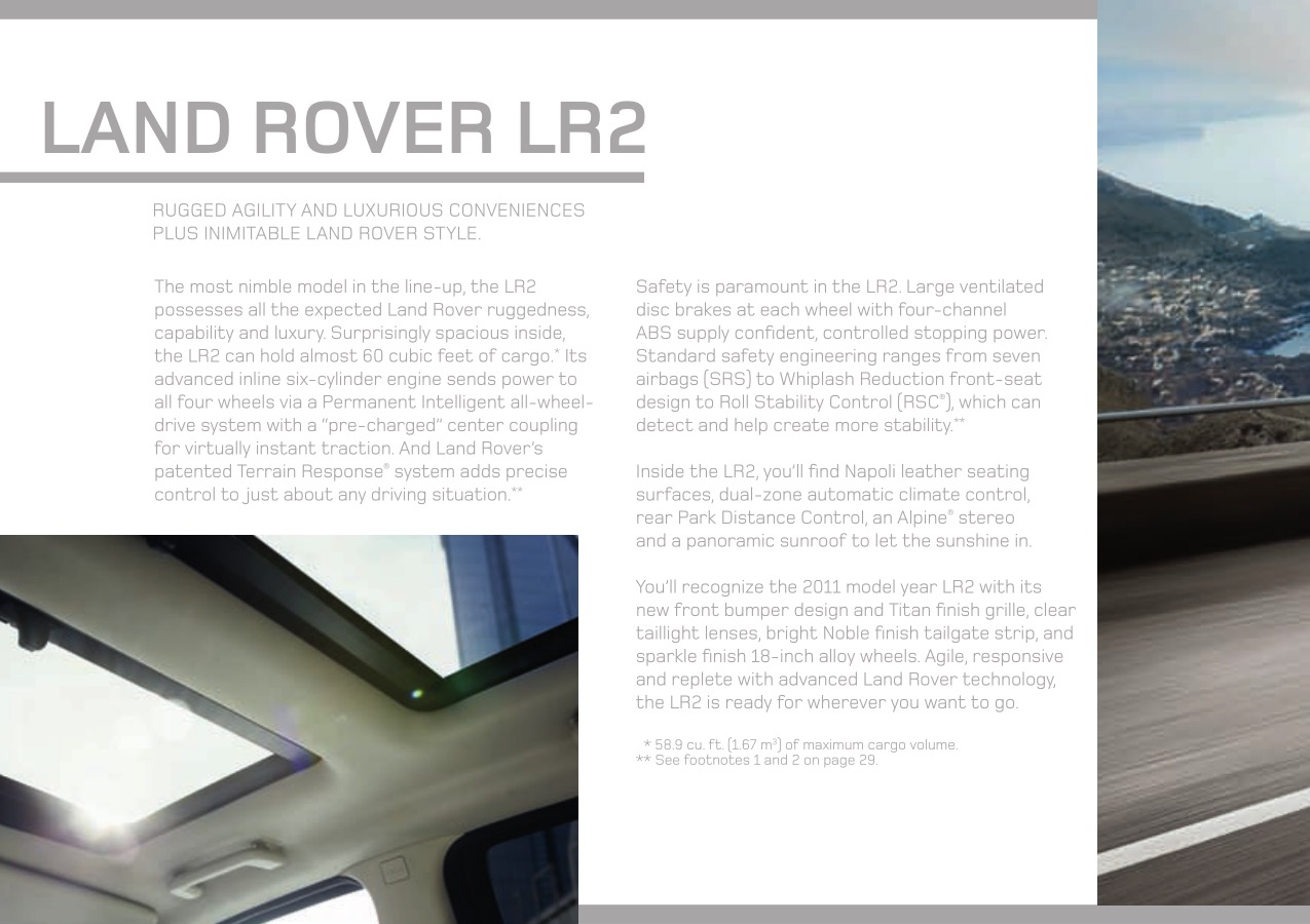 2011 Land Rover Brochure Page 16